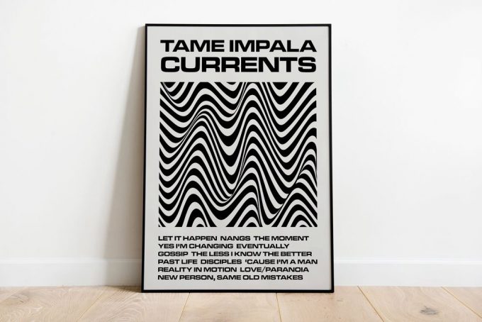 Tame Impala 'Currents' Album Poster For Home Decor Gift 2