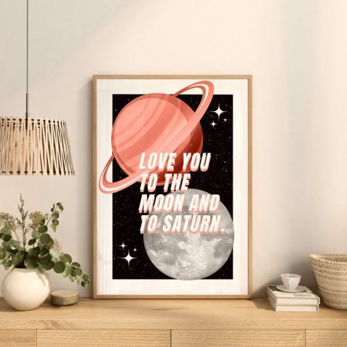 Tay.lor S.wi.ft Seven Poster for Home Decor Gift – Love You to the Moon and to Saturn Poster for Home Decor Gift