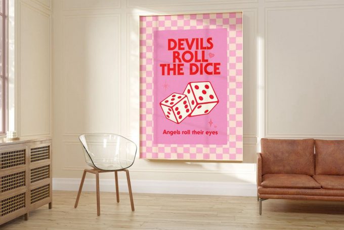 Taylor Cruel Summer Print. Devils Roll The Dice Poster For Home Decor Gift 2