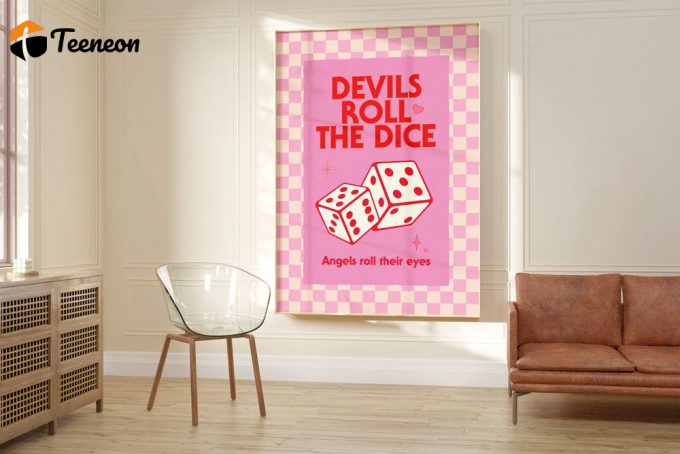 Taylor Cruel Summer Print. Devils Roll The Dice Poster For Home Decor Gift 1