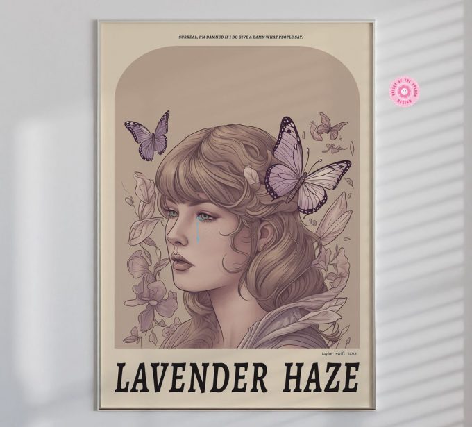 Taylorswift Poster For Home Decor Gift, Lavender Haze Art 3