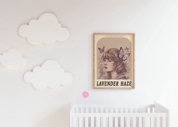 Taylorswift Poster For Home Decor Gift, Lavender Haze Art 4