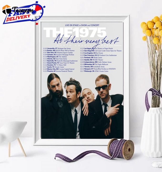 The 1975 Music Band North America Tour 2022 Poster For Home Decor Gift 1