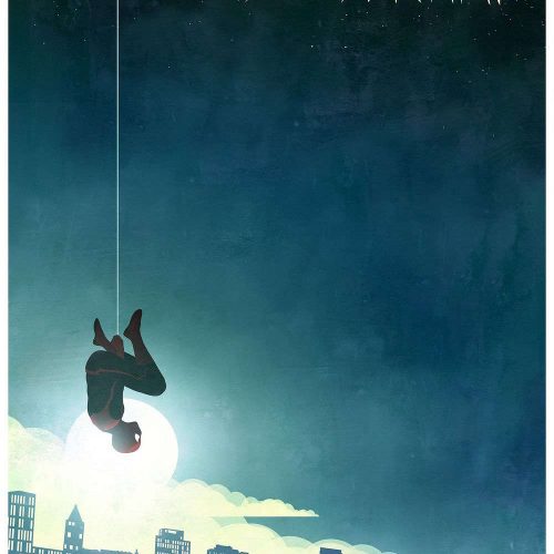 The Amazing Spider-Man superhero Peter Parker Marvel Comics Poster for Home Decor Gift