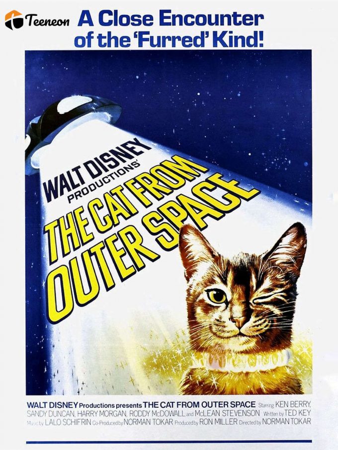 The Cat From Outer Space 1978 Premium Matte Vertical Poster For Home Decor Gift 1