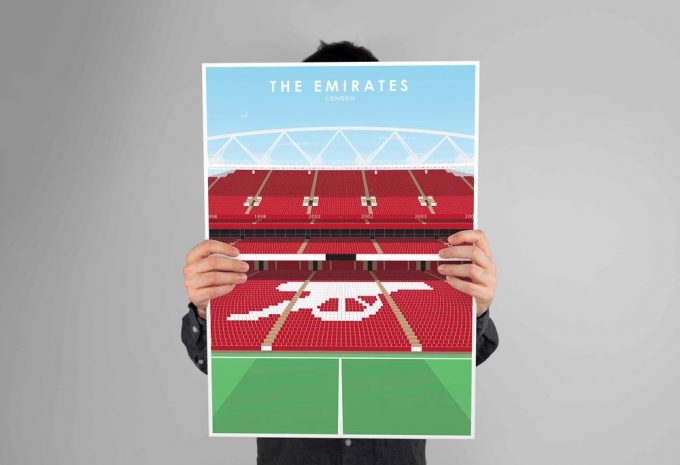 The Emirates, Arsenal Stadium Poster For Home Decor Gift 3