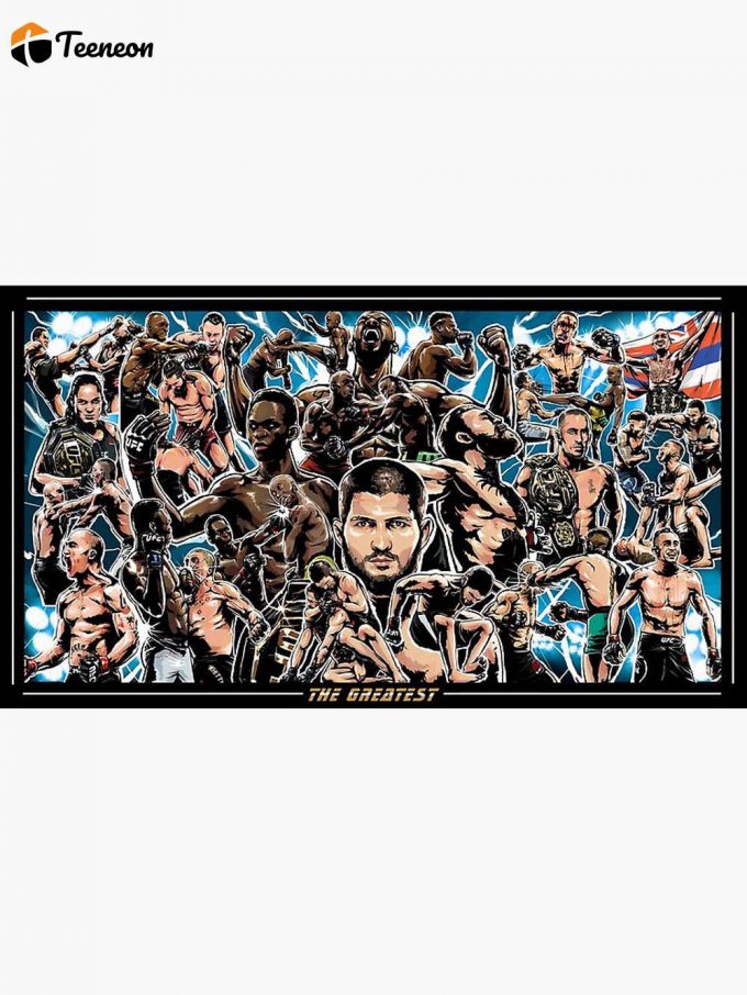 The Greatest Ufc Fighters Premium Matte Vertical Poster For Home Decor Gift 1