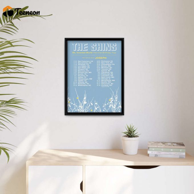 The Shins Oh Inverted World 21St Birthday Tour Poster For Home Decor Gift - The Shins Tour 2022 Poster For Home Decor Gift 1