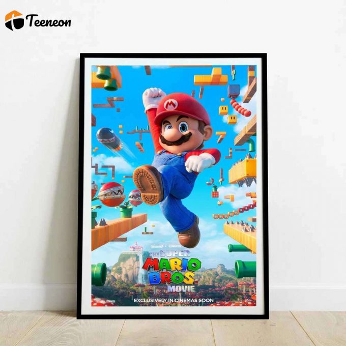 The Super Mario Bros Exclusively In Cinemas Soon Poster For Home Decor Gift For Home Decor Gift Nintendo 1