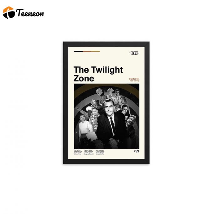 Twilight Zone Poster For Home Decor Gift - Rod Serling - Movie Poster For Home Decor Gift 1