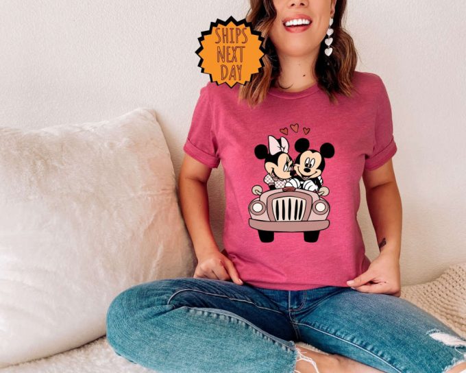 Valentine Day Mickey And Minnie Shirt, Disney Valentines Day Shirt, Disney Valentine Love Gift Shirt, Mickey Minnie Valentine Gift Shirt 3