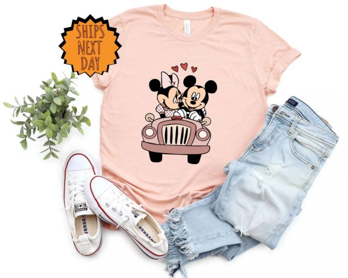 Valentine Day Mickey And Minnie Shirt, Disney Valentines Day Shirt, Disney Valentine Love Gift Shirt, Mickey Minnie Valentine Gift Shirt 4