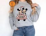 Valentine Day Mickey and Minnie Sweatshirt, Disney Valentines Day Hoodie, Disney Valentine’s Day Shirt, Mickey Minnie Valentine Gift Sweater