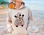 Valentine Day Mickey and Minnie Sweatshirt, Disney Valentines Day Hoodie, Disney Valentine’s Day Shirt, Mickey Minnie Valentine Gift Sweater