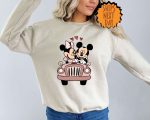 Valentine Day Mickey and Minnie Sweatshirt, Disney Valentines Day Hoodie, Disney Valentine’s Day Shirt, Mickey Minnie Valentine Gift Sweater