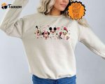 Valentine Mickey and Friends Sweatshirt, Mickey Valentine Hoodie, Disneyland Valentine Shirt, Valentine Day Shirt, Valentine love Sweatshirt