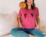 Valentine Mickey and Minnie Kiss Shirt, Disney Heart Valentines Day Shirt, Disneyworld Valentines Love Shirt, Disney Matching Gift Shirt