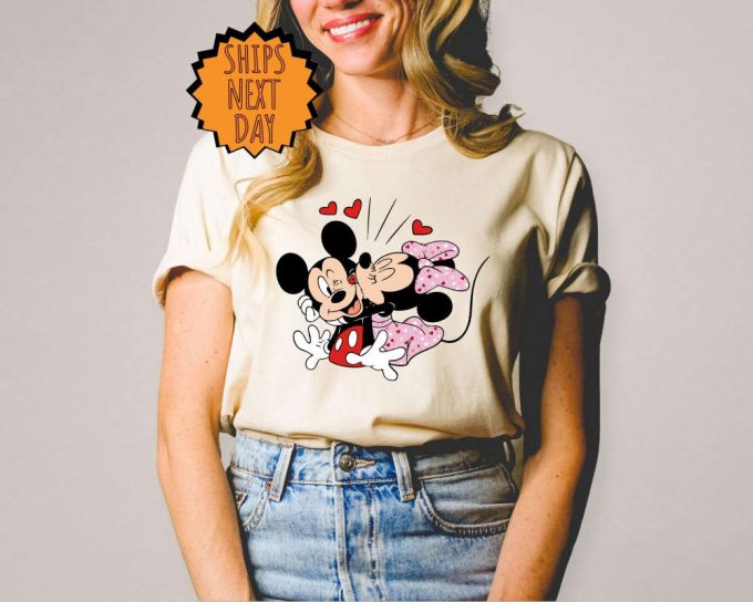 Valentine'S Day Mickey And Minnie Love Shirt ,Disney Couples Love Shirt, Disneyland Heart Shirt, Disney Valentine'S Day, Gift For Girlfriend 4