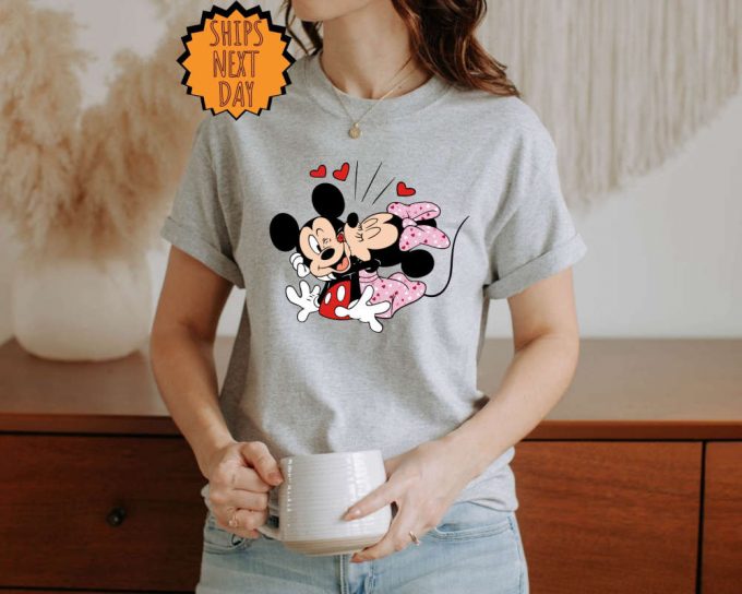 Valentine'S Day Mickey And Minnie Love Shirt ,Disney Couples Love Shirt, Disneyland Heart Shirt, Disney Valentine'S Day, Gift For Girlfriend 6