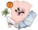 Valentine’s Day Mickey and Minnie love Shirt ,Disney Couples Shirt, Disneyland Shirt, Disney Valentine’s Day Shirt, Gift For Girlfriend Tee