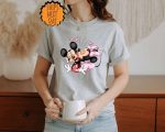 Valentine’s Day Mickey and Minnie love Shirt ,Disney Couples Shirt, Disneyland Shirt, Disney Valentine’s Day Shirt, Gift For Girlfriend Tee