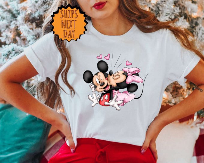 Valentine’S Day Mickey And Minnie Love Shirt ,Disney Couples Shirt, Disneyland Shirt, Disney Valentine’S Day Shirt, Gift For Girlfriend Tee