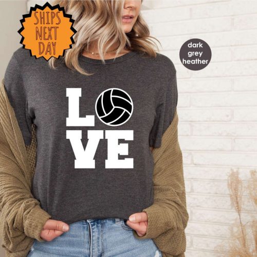 Volleyball Shirt, Volleyball Love Shirt ,Volleyball Team Gift Shirt, Volleyball Gift Shirt, Game Day Shirt, Volleyball Sport Shirt, Love Tee