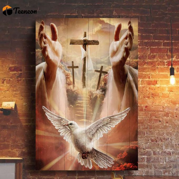 Way To Heaven Flying Dove Poster For Home Decor Gift For Home Decor Gift 1