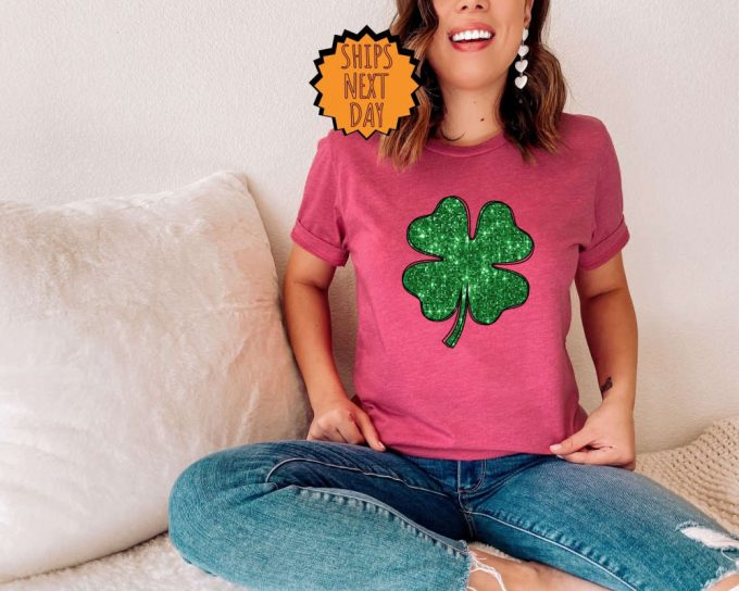 Womens St Patricks Day Shirt, Shamrock Shirt, St Pattys Day Shirt, Womens St Patricks Day Shamrock Shirt, Cute Shamrock Womens Shirts 3