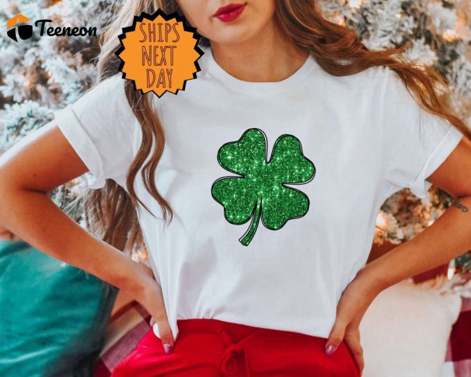 Womens St Patricks Day Shirt, Shamrock Shirt, St Pattys Day Shirt, Womens St Patricks Day Shamrock Shirt, Cute Shamrock Womens Shirts 1