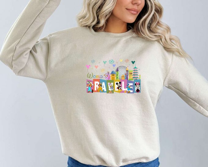 World Traveler Sweatshirt, Traveler Sweater, Disney Traveler Sweater,Disney Family Vacation Sweater,Disney Epcot Sweater,Disney Trip Sweater