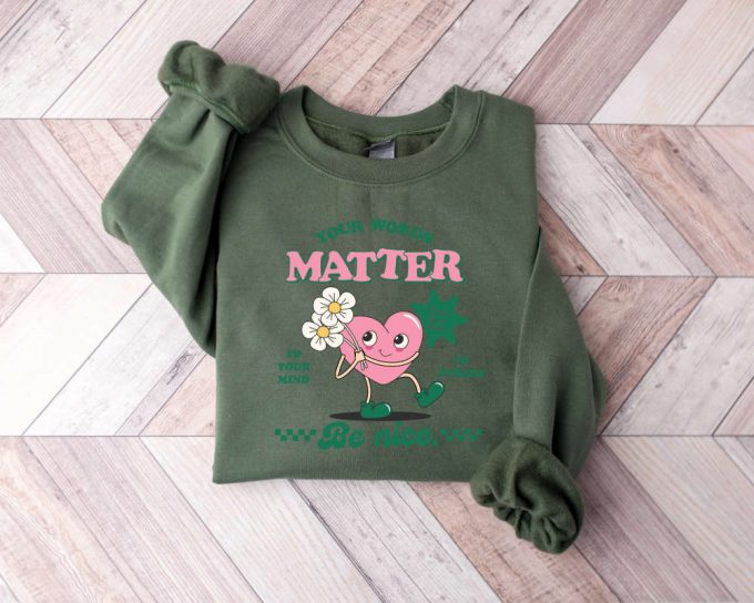 Your Words Matter Be Nice, Words Matter Shirt, Aac Sped Teacher Inclusion Sweater, Neurodiversity Bcba Slp Ot Teachers Gift, Teacher Sweater 2