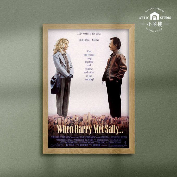 1989 When Harry Met Sally... - Vintage Movie Film Poster For Home Decor Gift 2