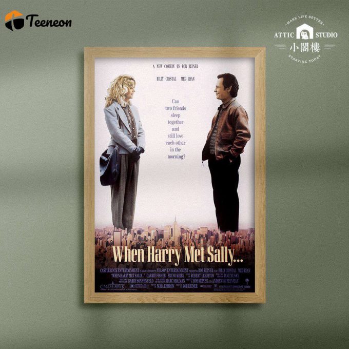 1989 When Harry Met Sally... - Vintage Movie Film Poster For Home Decor Gift 1