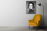 Adele Print: Elegant Black & White Poster for Home Decor Gift