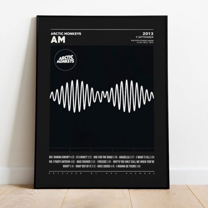 Arctic Monkeys Poster For Home Decor Gifts / Am Poster For Home Decor Gift / Album Cover Poster For Home Decor Gift 2
