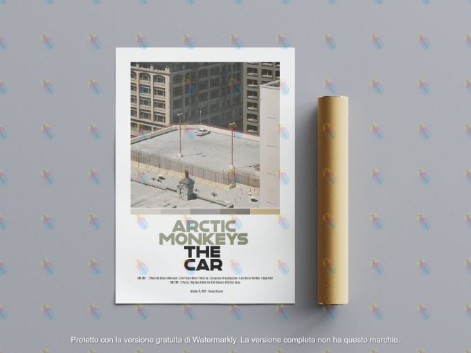 Arctic Monkeys Car Poster: Stylish Home Decor Gift For Music Lovers 2