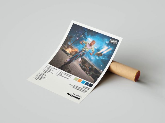 Bad Bunny Poster For Home Decor Gift - Yhlqmdlg Merch &Amp; Album Print 2
