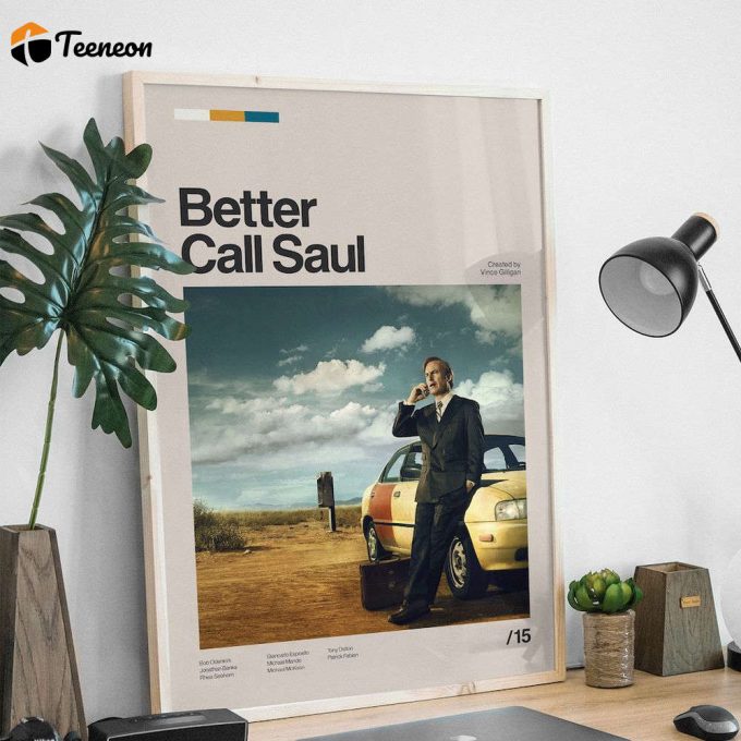 Better Call Saul Poster For Home Decor Gift - Tv Series Modern Poster For Home Decor Gift - Better Call Saul Light Theme Poster For Home Decor Gift 1