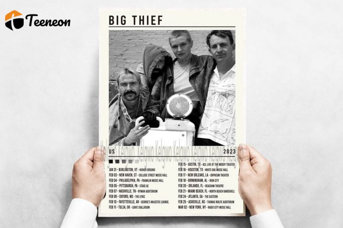 Big Thief World Tour 2023 Poster For Home Decor Gift 1