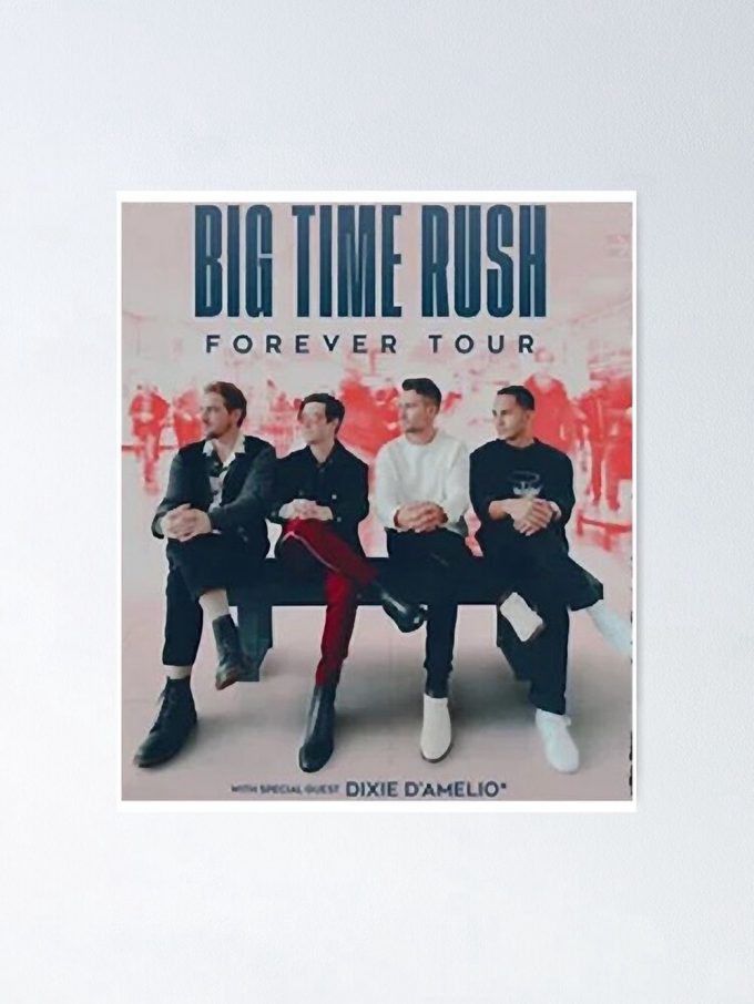 Big Time Rush Forever Tour 2022 Poster: Perfect Home Decor Gift! 2