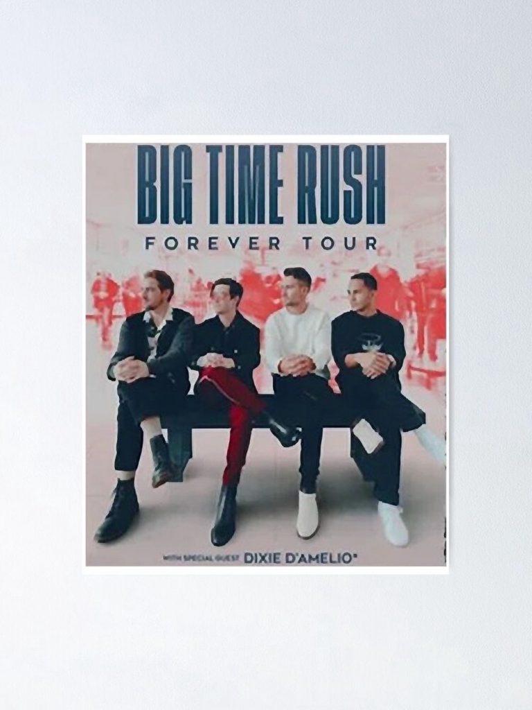 Big Time Rush Forever Tour 2022 Poster: Perfect Home Decor Gift! 6
