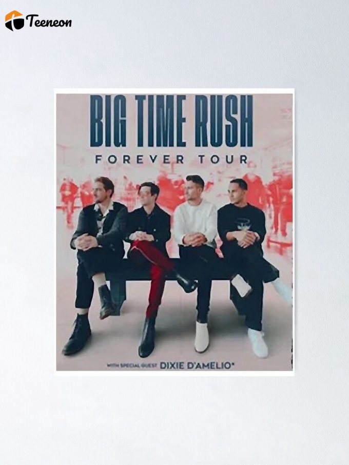 Big Time Rush Forever Tour 2022 Poster: Perfect Home Decor Gift! 1