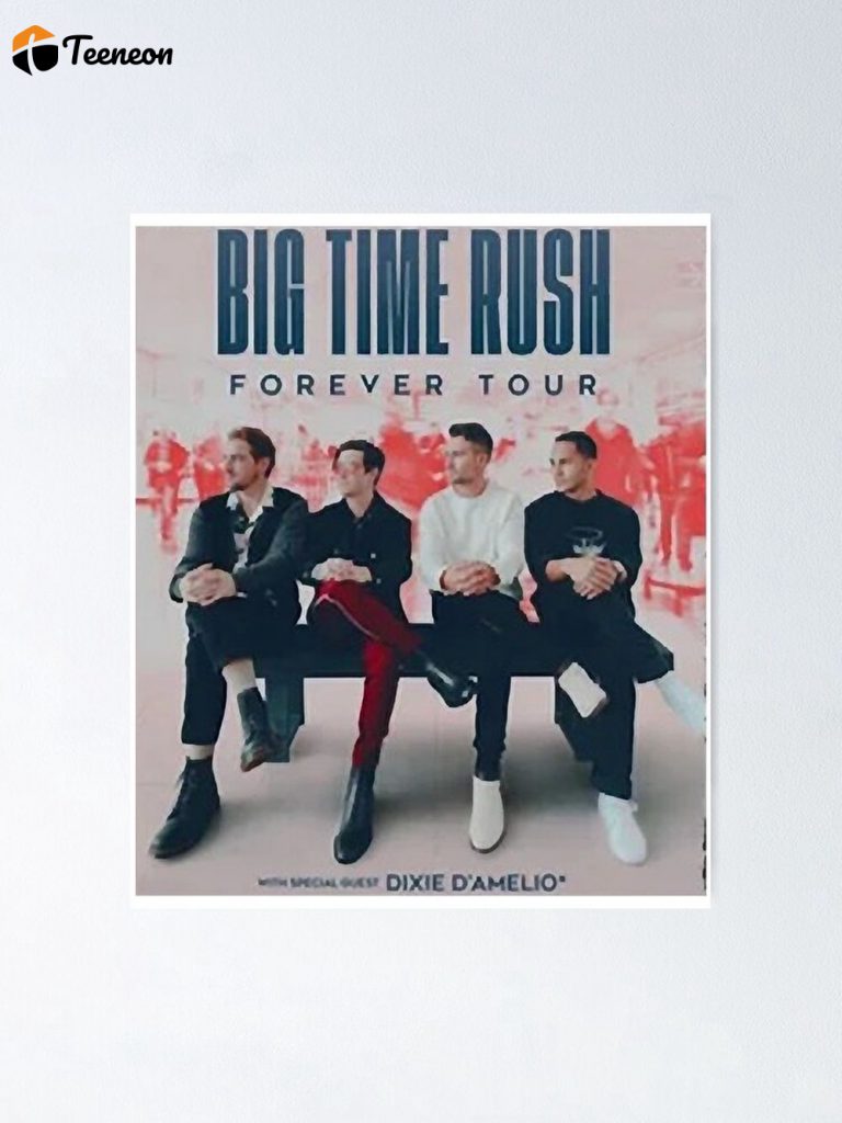 Big Time Rush Forever Tour 2022 Poster: Perfect Home Decor Gift! 4