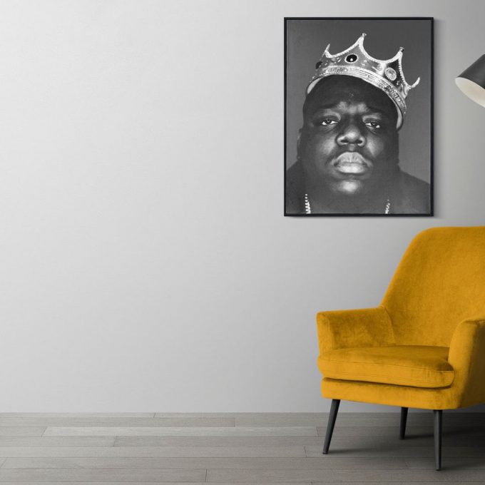 Biggie Smalls Crown Poster For Home Decor Gift, Notorious Big, Biggie Smalls Poster For Home Decor Gift 3