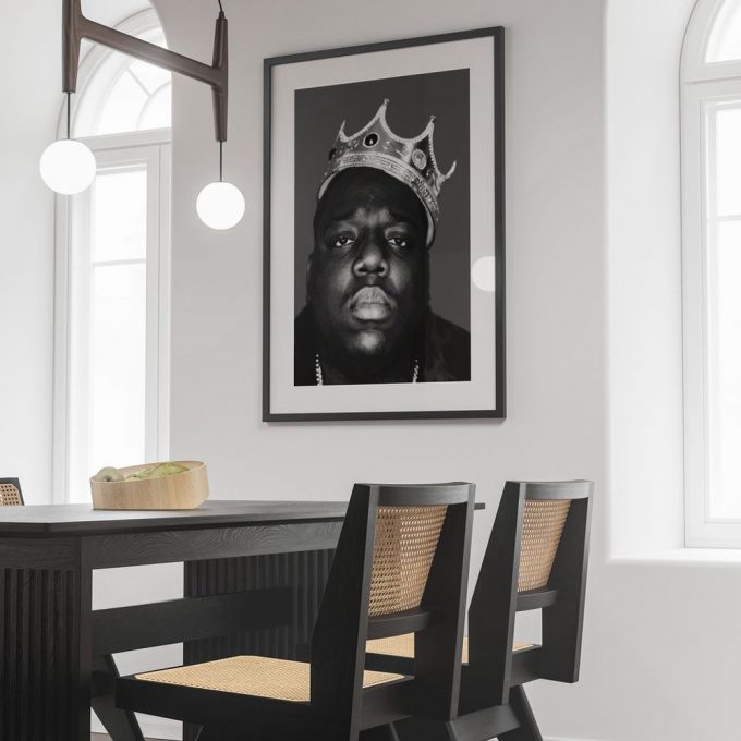 Biggie Smalls Crown Poster For Home Decor Gift, Notorious Big, Biggie Smalls Poster For Home Decor Gift 5