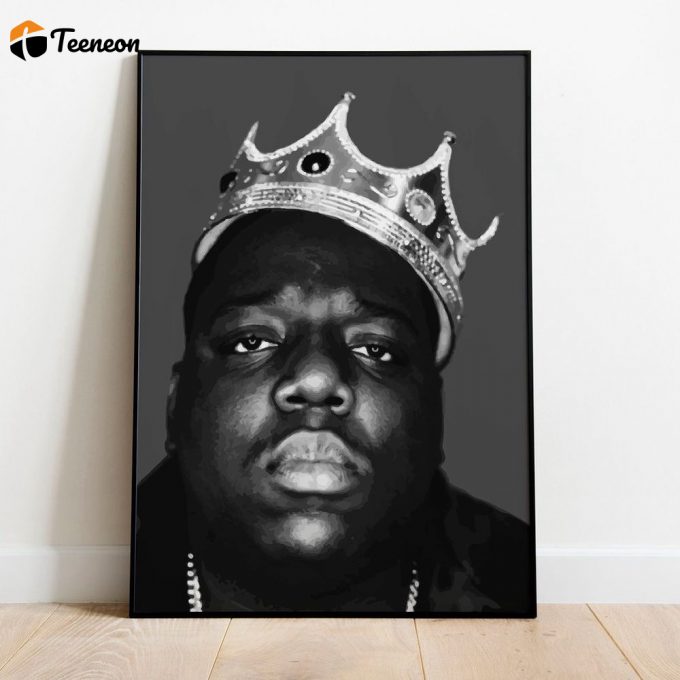 Biggie Smalls Crown Poster For Home Decor Gift, Notorious Big, Biggie Smalls Poster For Home Decor Gift 1