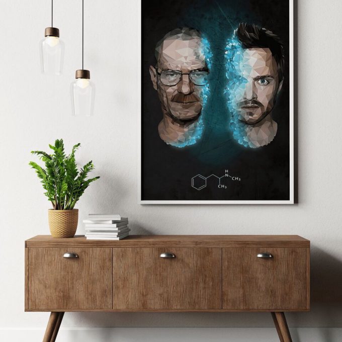 Breaking Bad Art Poster For Home Decor Gift For Fans, Walter White And Jesse Pinkman Artwork 3