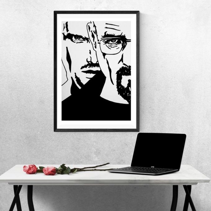 Breaking Bad Movie Art, Black And White Wall Premium Matte Vertical Poster For Home Decor Gift 2