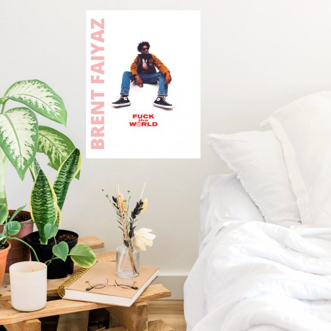 Brent Faiyaz The World Poster: Stylish Home Decor Gift 2